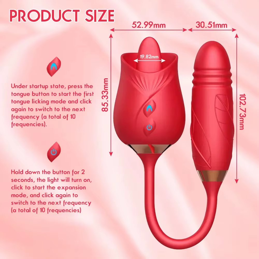 Vibromasseur avec langue lécheuse – Image 14